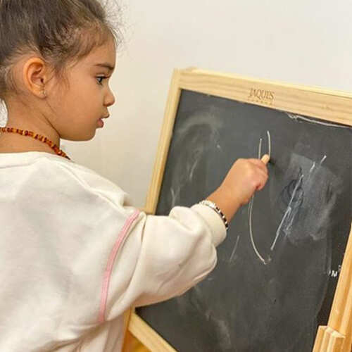 Kids Art Easel - Wooden Easel & Stand base