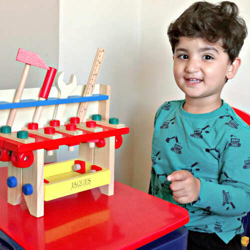 Wooden Tool Bench - Construction Toy base