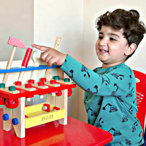 Wooden Tool Bench - Construction Toy base
