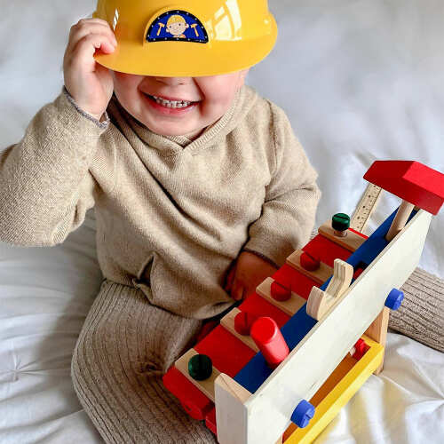 Wooden Tool Bench - Construction Toy base