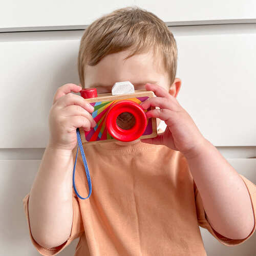 Pretend Play - Wooden Camera Toy base