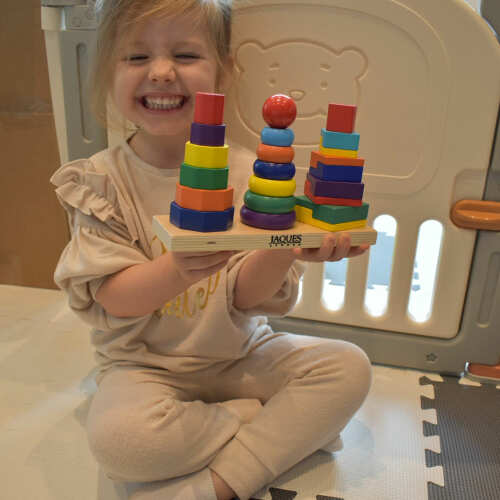 Colour Stacker - Wooden Stacking Toy