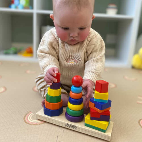 Colour Stacker - Wooden Stacking Toy