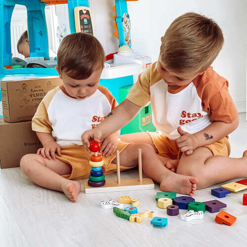 Colour Stacker - Wooden Stacking Toy