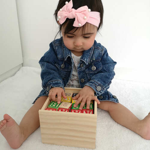 Alphabet Wooden Blocks - Kids Building Blocks base