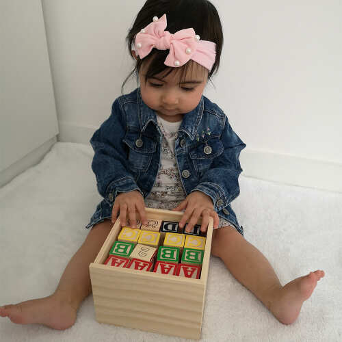 Alphabet Wooden Blocks - Kids Building Blocks base