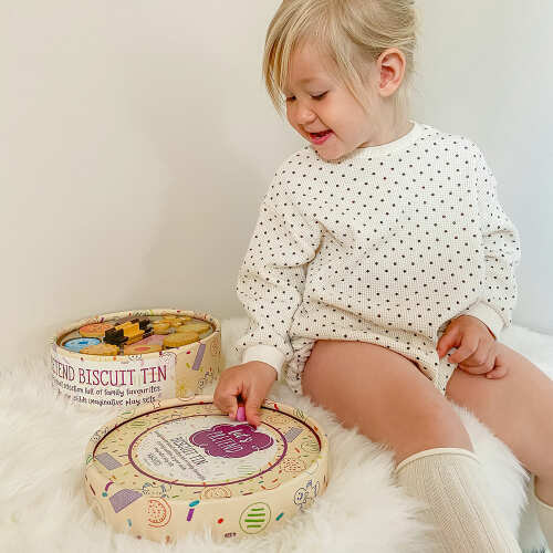 Wooden Biscuits Toy - Play Food