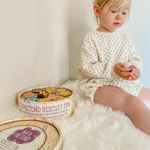 Wooden Biscuits Toy - Play Food