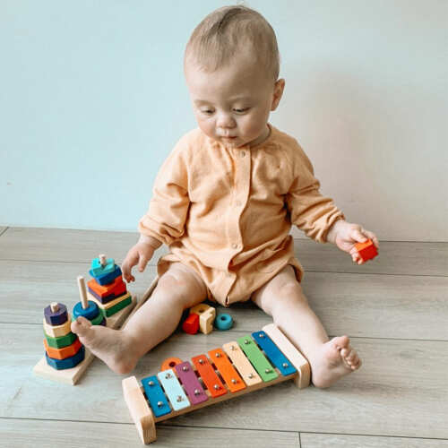 Wooden Xylophone - Music Toy base