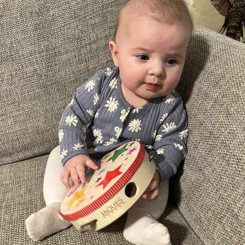 Kids Musical Instrument - Wooden Tambourine base