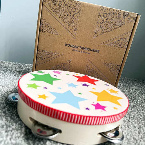 Kids Musical Instrument - Wooden Tambourine base