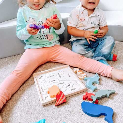 Ocean Puzzle - Wooden Toy For Kids base