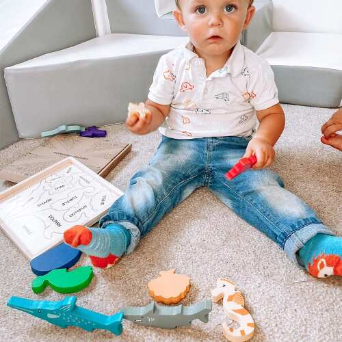 Ocean Puzzle - Wooden Toy For Kids base
