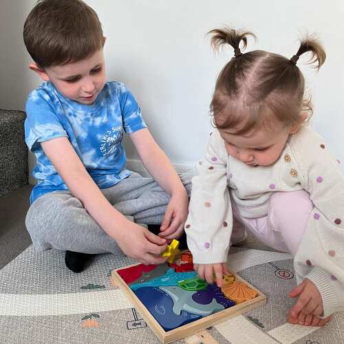 Ocean Puzzle - Wooden Toy For Kids base