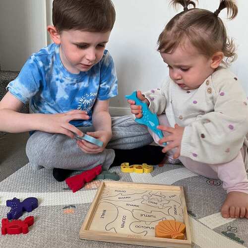 Ocean Puzzle - Wooden Toy For Kids base