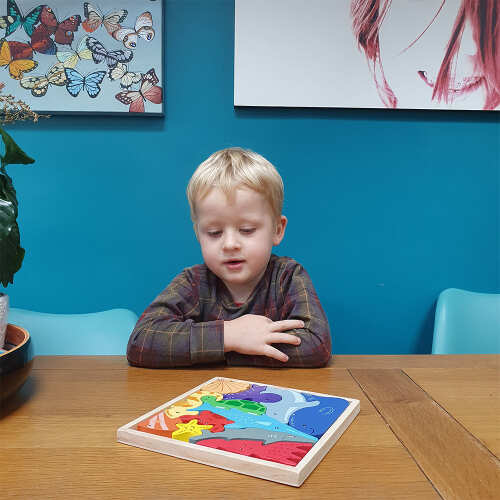 Ocean Puzzle - Wooden Toy For Kids base