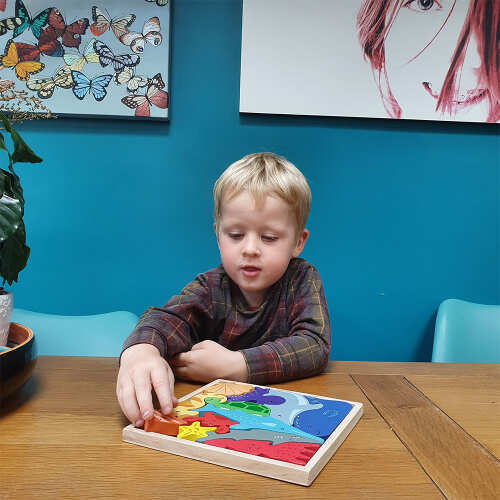 Ocean Puzzle - Wooden Toy For Kids base