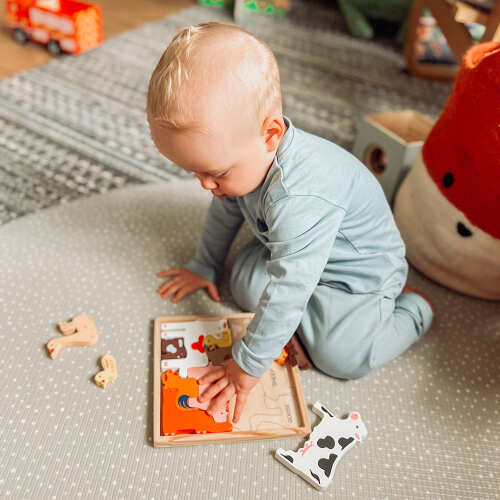 Wooden Animals - Farmyard Puzzle base