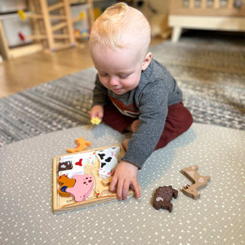 Wooden Animals - Farmyard Puzzle base