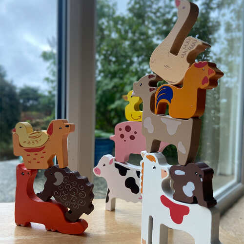Wooden Animals - Farmyard Puzzle base