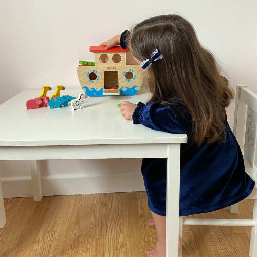 Wooden Noahs Ark - Wooden Animal Toy base