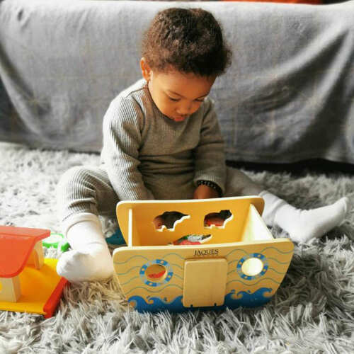 Wooden Noahs Ark - Wooden Animal Toy base