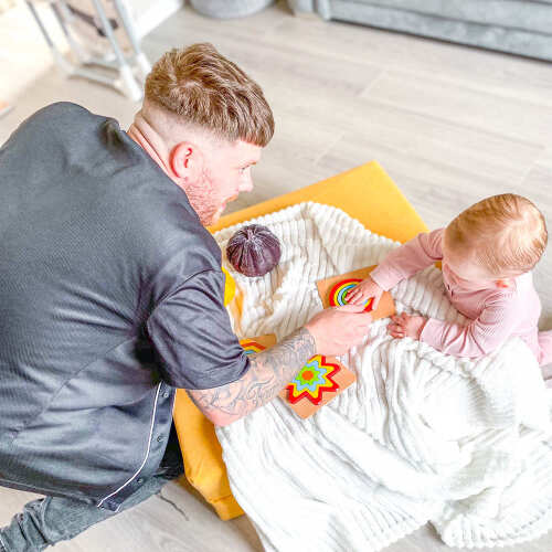 Rainbow Shape Puzzles - Wooden Shape Sorters base