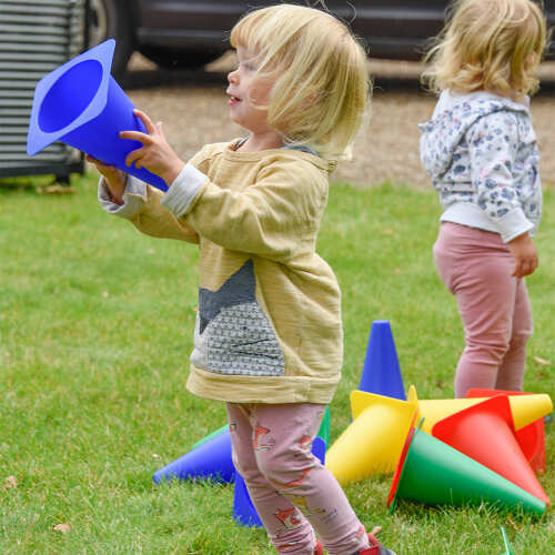 Kids Football Cones - Coloured Training Cones