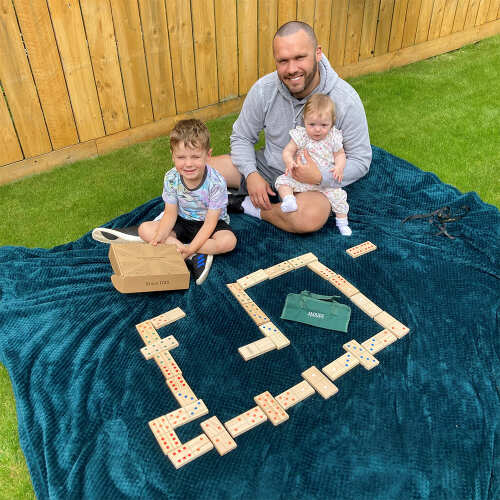Giant Dominoes - Wooden Dominoes Set base