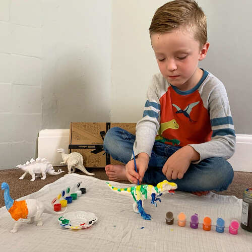 Dinosaur Paint Set - Dinosaur Figures & Paints base