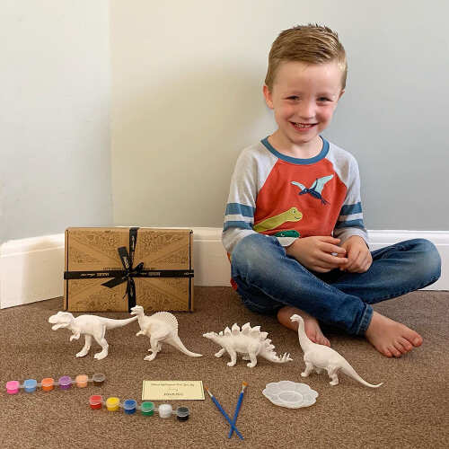 Dinosaur Paint Set - Dinosaur Figures & Paints base