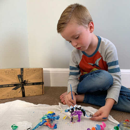 Dinosaur Paint Set - Dinosaur Figures & Paints base