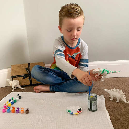 Dinosaur Paint Set - Dinosaur Figures & Paints base