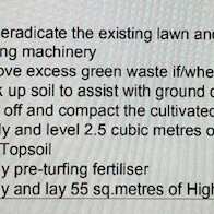 the lawn turf laying company 1 star review on 6th September 2022