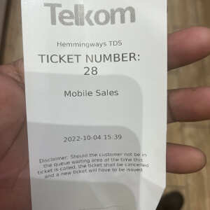 Telkom 1 star review on 4th October 2022