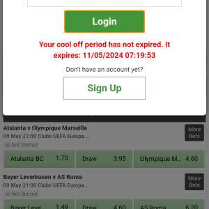 Betway 1 star review on 13th May 2024