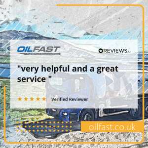 Oilfast 5 star review on 1st June 2023