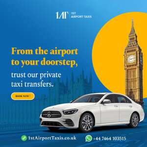 1ST Airport Taxis LTD 5 star review on 20th May 2024