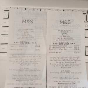 Marks And Spencer 1 star review on 6th April 2023