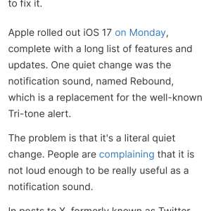 Apple 1 star review on 1st December 2023
