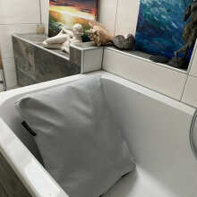 BADESOFA Interior Design GmbH BADESOFA – Foot Bath Pillow for Tub – Charcoal
