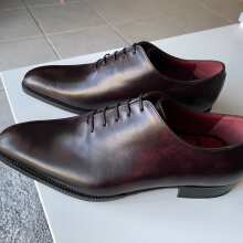 Wholecut Oxford - Wine Red/Oxblood Shoes | Groomsmen Shoes | Lethato UK 14 / US 14.5 - 15 / Euro 48 / Wine Red
