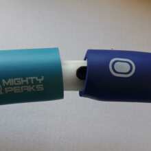 Überprüfen Sie das Bild - HULA HOOP REIFEN - ERWACHSENE - 8TEILIG - 1,5KG Dark-Light Blue