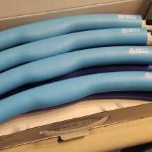 Überprüfen Sie das Bild - HULA HOOP REIFEN - ERWACHSENE - 8TEILIG - 1,5KG Purple-Pink