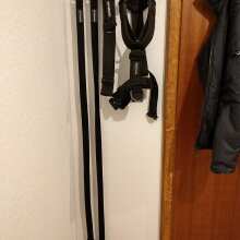 Przejrzyj obraz - Taktische Führleine mit Froschkarabiner aus Hartaluminium Schwarz 2cm