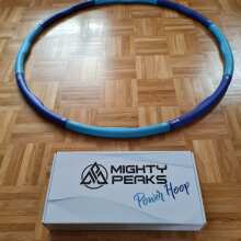 Überprüfen Sie das Bild - HULA HOOP REIFEN - ERWACHSENE - 8TEILIG - 1,5KG Dark-Light Blue