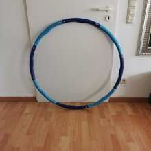 Überprüfen Sie das Bild - HULA HOOP REIFEN - ERWACHSENE - 8TEILIG - 1,5KG Purple-Pink