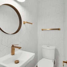 Review Image - Geometric Illusions Wallpaper - Non-woven Wallpaper , Black , Roll