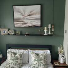 Rivedi l'immagine - Drift Landscape Framed Printed Canvas 24x32 / Black