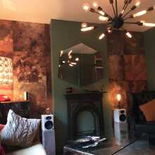 Review Image - Bronze & Copper Wallpaper